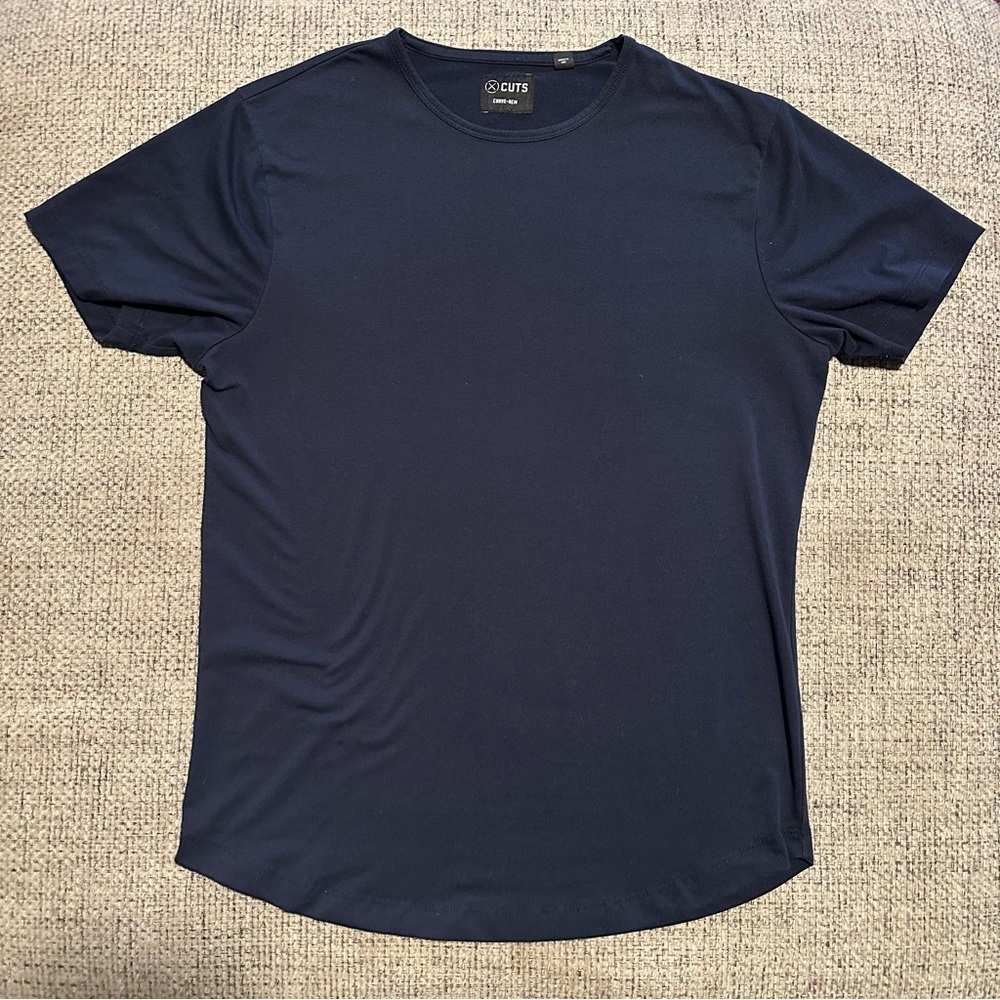 Cuts Clothing AO Curve-Hem Tee M - Pacific Blue
